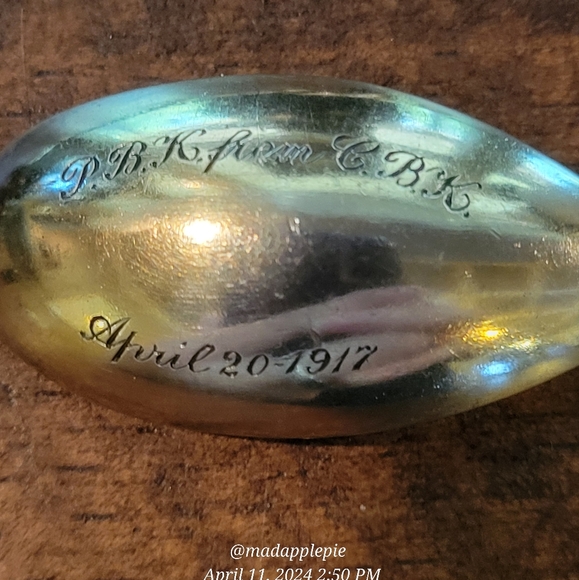 🚫SOLD🚫1885 Tiffany & Company Floral Motif Demitasse Spoon Collection Sterling - Picture 12 of 15